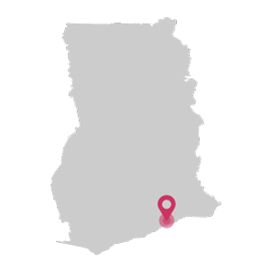 Map of Accra Ghana